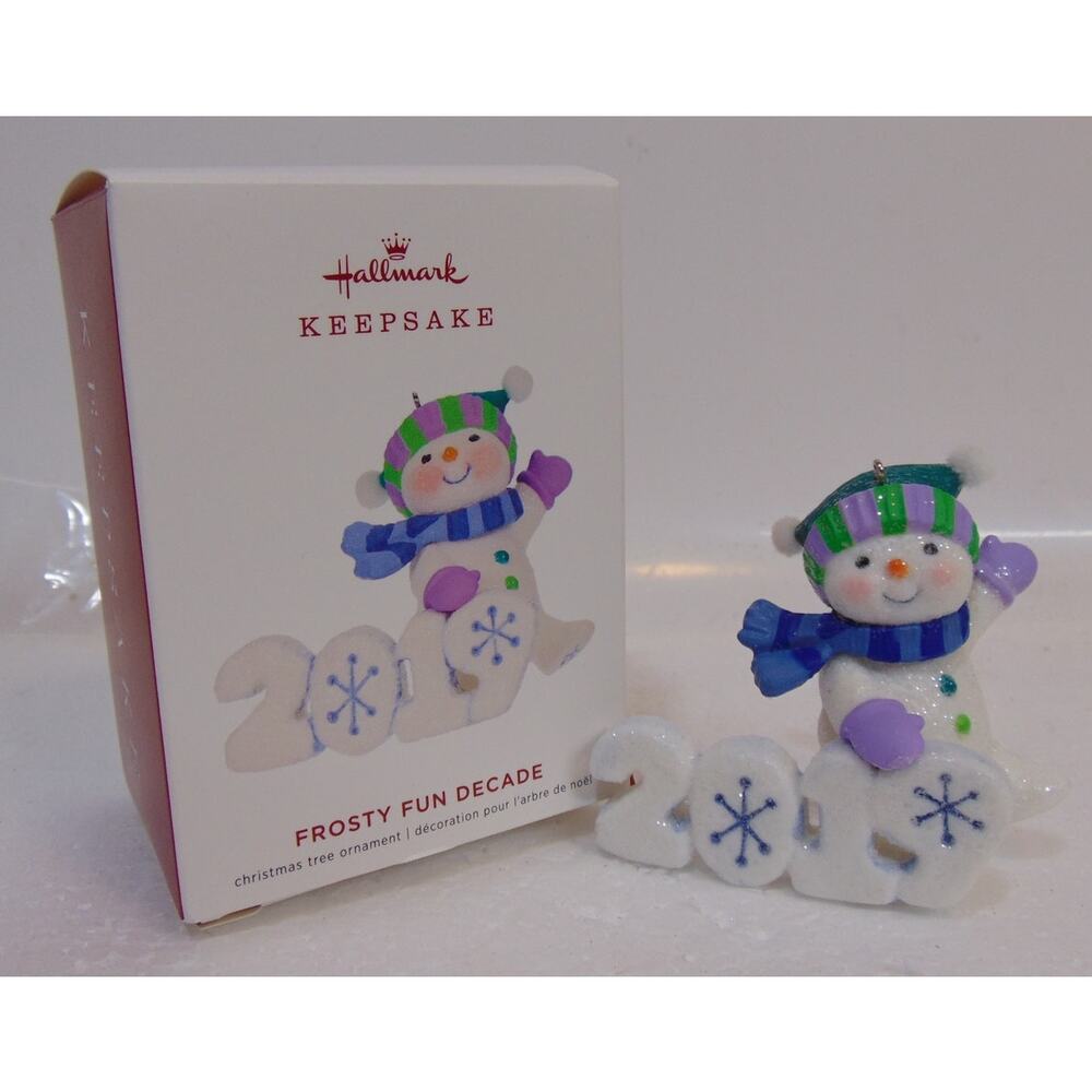 Hallmark Keepsake Ornament Frosty Fun Decade 2019 Retired Christmas Tree Decor